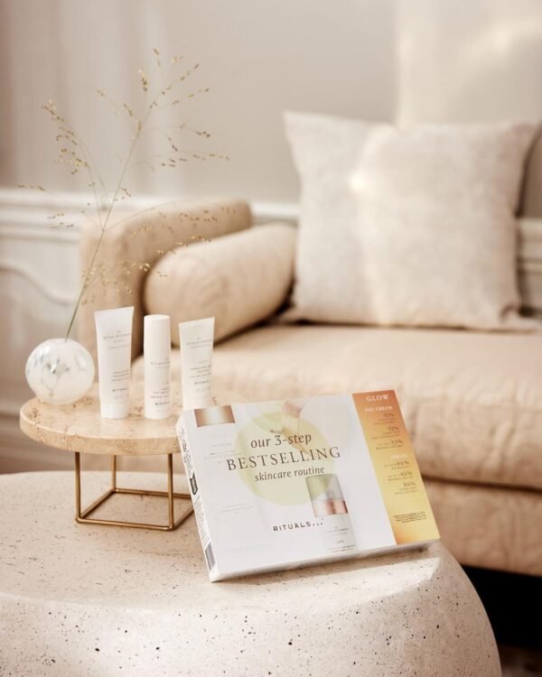 Rituals ritual of namaste 3 step bestselling cleansing foam anti ageing serumm anti-ageing day cream travel set
