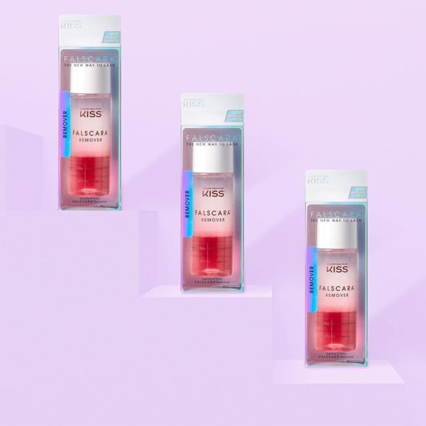 71yndzcgjwL._SL1500_.jpg KISS Falscara DIY Eyelash Extension Remover with Natural Rosewater – Gentle Soothing Nourishing Eye Cleanser for Removal of Artificial False Synthetic Eyelashes, Lash Wisps, and Bond & Seal Adhesive