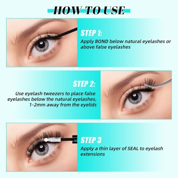 71yqtJs5LTL._SL1500_.jpg Lash Bond and Seal,Lash Glue for Eyelash Extensions,Eyelashes Clusters Lash Bond and Seal Waterproof 10ml,2 in 1 Eyelash Bond and Seal Long Lasting,Bond and Seal Lash Extensions Strong Hold