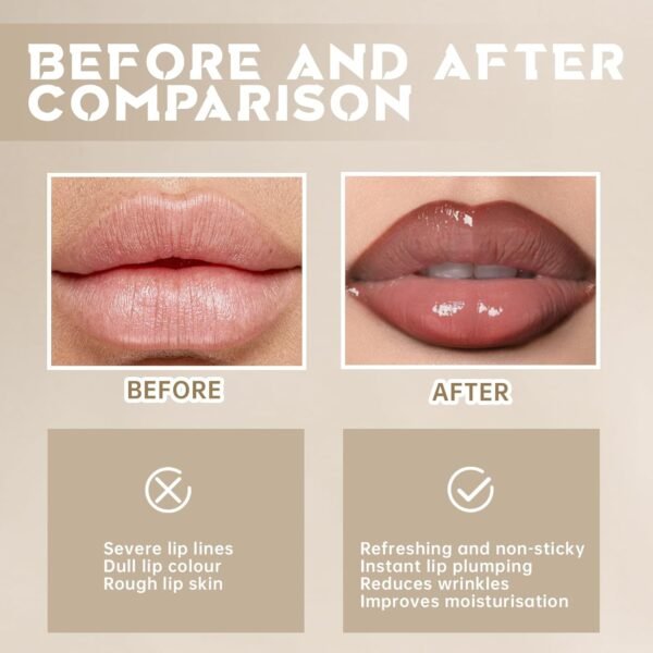 71yti8vcklL._SL1500_.jpg Peel Off Lip Liner Stain Tattoo, Long Lasting Waterproof Lip Stain Peel off, Tattoo Nude Lip Liner and Lip Gloss Combo, Non-Stick Cup Nourishing Lip Gloss Set Lipstick Makeup