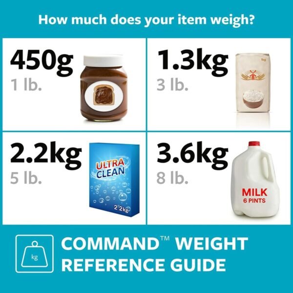 Command Large Double Bathroom Wall Hook, Damage Free Hanging Bath Hook with Adhesive Strip, Double Hook for Hanging Bath Towels, 1 Satin Nickel Colored Wall Hook and 1 Water-Resistant Command Strip