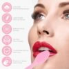 71zJ9mZuDiL._SL1500_.jpg Lip Scrub Brush,Double-Sided Silicone Exfoliating Lip Brush Tool for Smoother and Fuller Lip Appearance,Pink,2pcs