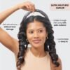 71zgk5kByHL._SL1281_.jpg Kitsch Satin Heatless Hair Curler Set - Heatless Curlers for Heatless Curls Overnight - Hair Rollers for Women, Hair Curlers to Sleep In for Overnight Curls, No Heat Damage Styling - Charcoal