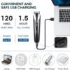 Beard Trimmer for Men,IPX7 Waterproof Electric Razor Shavers,Hair Trimmer for Nose Mustache Face Body,Cordless Clippers,Gifts for Men,22 Piece Beard Grooming Kit Black