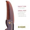 71ziyhAsxYL._SL1500_.jpg Kent 87T Handmade Folding Pocket Comb for Men, Fine Tooth Hair Comb Straightener for Everyday Grooming Styling Hair, Beard or Mustache, Use Dry or with Balms, Saw Cut Hand Polished, Made in England