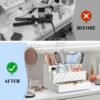 71zkY-A1jxL._AC_SL1500_.jpg Hair Tool Organizer, Hair Dryer Holder with Drawer, Bathroom Countertop Organizer for Bathroom Accessories, Blow Dryer Organizer for Hair Styling Tools, Vanity Organizer for Home, Vanity, Kitchen