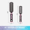 71zlmtnHk9L._SL1500_.jpg Conair Salon Results Vent Hairbrush Set - Detangling Hair brush - suitable for men and women - features Travel + Full-size - Pink/Black