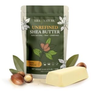 71zx9OlGWKL._SL1500_.jpg Organic Unrefined Raw African Ivory White Shea Butter 8oz - Moisturizing Raw Shea Butter Bar for Skin & Hair, DIY Lip Balm Base, Cream, Soap & Lotion Making Supplies Kit, Skincare