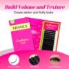71zxhgjtF5L._SL1500_.jpg TDANCE Cashmere Lash Extensions Super Matte Black Classic Lash Extensions 0.05mm Thickness CC Curl 14-19mm Volume Lash Extensions for Professional Salon Use Eyelash Extension(0.05-CC,14-19mm)