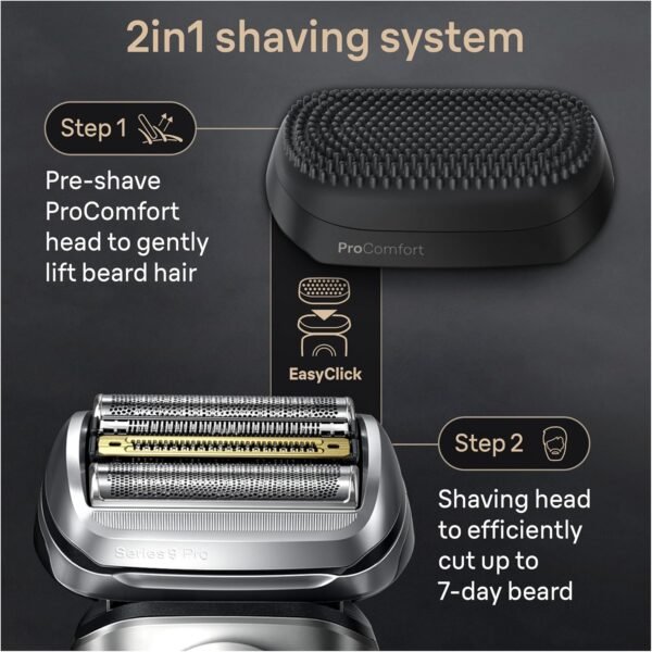 81-NU0xSyL._AC_SL1500_.jpg Braun Series 9 PRO+ Electric Razor for Men, 5 Pro Shaving Elements and Shave-Preparing ProComfort Head for Closeness & Skin Comfort, 6in1 SmartCare Center, Wet or Dry Use, Charging Stand, 9597cc