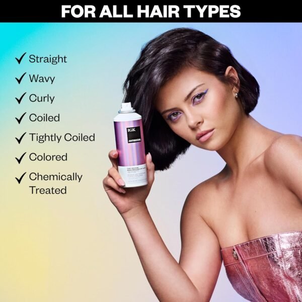 IGK Antisocial Overnight Bond-Building Dry Hair Mask | No-Rinse Leave-In Treatment for Damaged Hair | Strengthens, Smooths & Softens | Vegan, Sulfate-Free, Color-Safe