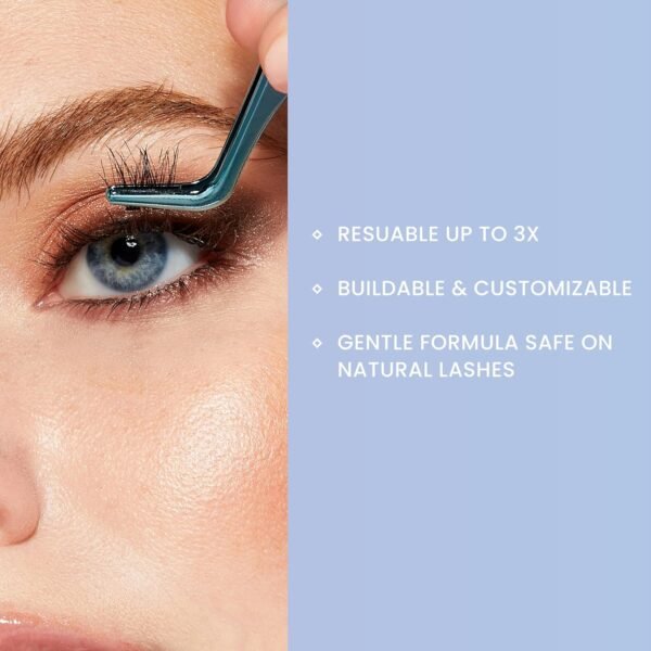 81oUl2s-oL._SL1500_.jpg KISS Falscara DIY Eyelash Extension Remover with Natural Rosewater – Gentle Soothing Nourishing Eye Cleanser for Removal of Artificial False Synthetic Eyelashes, Lash Wisps, and Bond & Seal Adhesive
