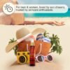 81-0J-L9fjL._SL1500_.jpg Zar Island Tanning Oil: 100% Pure Natural Essential Oil Blend for a Natural Golden Tan | Nourish, Protect & Glow | Lightweight & Non-Greasy | Perfect for Outdoor Use - 150 ml