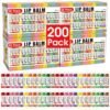 81-76JCpPlL._SL1500_.jpg AZEN 200 Pack Lip Balm, Natural Lip Balm Bulk, Lip Care Product, Moisturizing Lip Balms for dry cracked lips - 12 Flavors