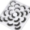 81-KY6Sm8LL._SL1500_.jpg ALICROWN Fuzzy Mink Lashes, Faux Mink Eyelashes 3D Volume Lashes Pack Handmade Dramatic Thick Crossed Fake Eyelashes Soft Reusable 10 Pairs