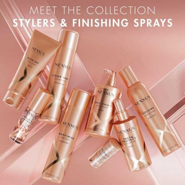 Nexxus Heat Defense Spray Prep & Protect for 450 degree heat protection, with StyleProtect Technology 6 oz