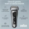 81-kHMDHzzL._AC_SL1500_.jpg Braun Series 8 Electric Razor for Men, with 4+1 Shaving Elements & Precision Long Hair Trimmer, Close & Gentle Even on Dense Beards, Wet & Dry Electric Razor with 60min Runtime, 8517s Galvano Silver