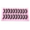 wiwoseo Lashes Natural Look Eyelashes Natural Lashes 3D Thick Volume D Curl Wispy Eyelashes that Look Like Extensions Fake Eyelashes 10 Pairs Pack