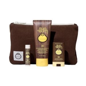 8106W-4EZ2L._SL1500_.jpg Sun Bum Road Tripper - Travel Sized Sun Care Pack with Sunscreen Lotion, Face Stick, and Lip Balm - SPF 30 Broad Spectrum UVA/UVB Protection - Hawaii 104 Act Compliant - TSA Friendly