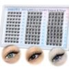 8107S5K0l0L._SL1500_.jpg Lash Clusters Wispy Eyelash Clusters Natural C-Curly Cluster Lashes zanlufly Wispy Individual Lashes 150Pcs Eyelash Extension 10 12 14MM DIY Lash Extensional Lash Clusters