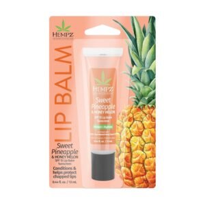 810lDM9Q8DL._SL1500_.jpg Hempz SPF 15 Lip Balm, Sweet Pineapple & Honey Melon Herbal Soothing Lip Care, for Men or Women .44 oz.