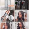 SHEGLAM Automatic Curling Iron 1 1/4 inch with 3 Temperatures Fast Heating, 2-Way Rotation, Anti-Scald, Anti-Tangle Rotating, Automatic Shut-Off for Hair Styling