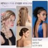 8118ecPmlbL._SL1500_.jpg SALONSILK 9Pcs Hair Comb Set Include Boar Bristle Teasing and Slick Back Hairbrush, Rat Tail Comb, Black Carbon Lift Comb, Edge Control Brush, and Topsy Hair Tail Tools for Women & Girls