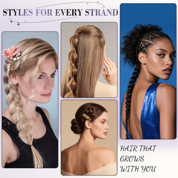 8118ecPmlbL._SL1500_.jpg SALONSILK 9Pcs Hair Comb Set Include Boar Bristle Teasing and Slick Back Hairbrush, Rat Tail Comb, Black Carbon Lift Comb, Edge Control Brush, and Topsy Hair Tail Tools for Women & Girls