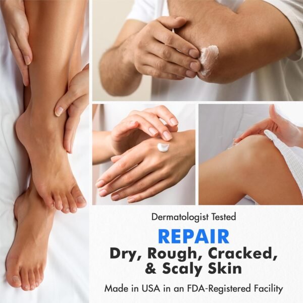 8124A15IarL._SL1500_.jpg Ebanel Urea Cream 40% plus Salicylic Acid 2%, Foot Cream for Dry Cracked Heels Feet Knees Elbows Hands, Foot Dead Skin Cuticle Callus Remover Toenail Softener, Keratolytic Skin Barrier Repair