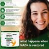 NAD Supplements,Liposomal NAD+ with Resveratrol,1400mg Per Serving,120 Capsules,Supplements for Anti-Aging,Skin Repair,Fatigue Relief,Immunity Enhancement and Antioxidant