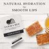 812UCuRFEDL._SL1500_.jpg Natural Lip Balm - Organic & Natural Ingredients - Beeswax Based Moisturizing Lip Care Chapstick for Chapped Lips - Great Gift Idea - Farm & Bee - 0.15oz (Pack of 4 - Unscented)