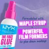 NYX PROFESSIONAL MAKEUP The Face Glue Setting Spray, Transfer-Resistant Waterproof Setting Spray, Up to 24HR Make Up Wear