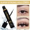 GEMERRY False Lash Glue - Super Strong Hold Black Non-Irritating Waterproof Eyelash Adhesive for Any DIY Strip Lashes - 5ml 0.17oz