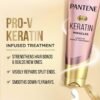 Pantene Keratin Leave-In Conditioner with Argan Oil, Protein Treatment for Dry, Damaged & Color-Treated Hair, Repairs Split Ends & Protects from Damage, Formaldehyde-Free, 8.4 Fl Oz