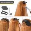 812p4ADR4hL._SL1500_.jpg Gomake Tape in Hair Extension Tools Kit with Flat Surface Stainless Steel Tape in Hair Extensions Sealing Clamp Plier,Tape Remover Scraper Tool,Hair Clips, Human Hair Extensions Styling Tool-Rainbow