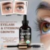 8136PER7IqL._SL1500_.jpg Organic Castor Oil for Eyelashes, Eyebrows, Hair & Face – Cold Pressed Hexane Free 100% Pure Aceite De Ricino Organico, Lash & Brow Serum with Refillable Mascara Tube (unfilled), 1oz Glass Bottle