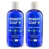 Truremedy Naturals 12oz Tea Tree Oil Body Wash - Pack of 2 - Tea Tree Soap with Aloe and Peppermint Oil - Moisturizing Foot Wash - Suitable for All Skin Types