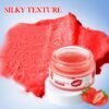 813HzDu4UlL._SL1500_.jpg 2PCS Strawberry & Orange Conditioning Lip Scrub Kit,Moisturizing Lip Sleeping Mask Long Lasting Hydrating Lip Scrubber Exfoliator Lip Care Products for Men & Women