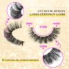813QvzdBgaL._SL1500_.jpg False Eyelashes Russian Strip Lashes D Curl Wispy Natural Look Faux Mink Lashes Like Eyelash Extension Fluffy zanlufly Transparent Band Cat Eye Fake Eyelashes Pack