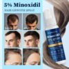 5% Minoxidil Hair Growth Spray Serum, Hair Regrowth Treatment for Men and Women, Strengthens and Thickens Hair for Fuller, Longer Results, Beard and Facial Hair Enhancer