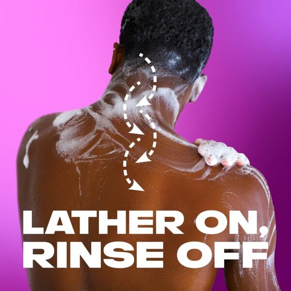 AXE Body Wash 12h Refreshing Scent Excite Crisp Coconut & Black Pepper Men's Body Wash with 100% Plant-Based Moisturizers 16 oz 4 Pack