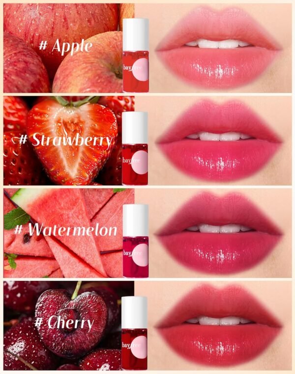 813nAjA8MLL._SL1500_.jpg Lip Tint Stain Set, Lip Stain Long Lasting Lightweight Waterproof, Transfer-Proof, Non-sticky, Lip Makeup Matte Finish