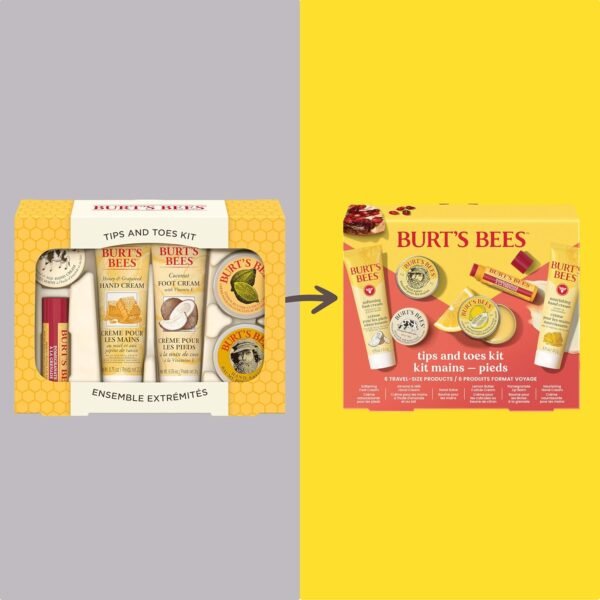 8143P1Pg7L._SL1500_.jpg Burt's Bees Gifts Ideas, Tips and Toes Kit, 6 Travel Size Products - Pomegranate Moisturizing Lip Balm, 2 Hand Creams, Foot Cream, Cuticle Cream, and Hand Salve