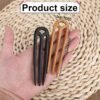 8146Y8EeFL._SL1500_.jpg Wooden Hair Fork, 2 Pcs Ebony Sandalwood French Hair Pin Handmade Carved Hair Sticks for Buns Vintage Hair Styling Tool for Women Girls Chignon Updo Hair Accessories