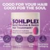 SOHLPLEX Bond Revive & Restore Treatment for Dry Damaged Hair, Deep Conditioning Mask for Frizzy & Damaged Strands. Moisturizes & Strengthens. Vitamins B3, B5, B7, C & E.Vegan & Cruelty-Free-6.76 FlOz