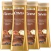 Caress Body Wash for Women, Shea Butter & Brown Sugar, Hydrating and Exfoliating Shower Gel for Gorgeous Radiant Skin, 20 fl oz, 4 Pack