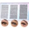 8159jAz-PfL._SL1500_.jpg Lash Clusters Wispy Eyelash Clusters C-Curly Individual Lashes zanlufly Natural 300Pcs Cluster Lashes Eyelash Extension 10 12 14MM DIY Lash Extension