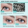 815YipRXpFL._SL1500_.jpg Lash Clusters Kit 320Pcs,30D 40D Eyelash Extension Kit,Lash Bond and Seal Waterproof,Lash Remover for Individual Cluster Lashes Kit,Lash Applicator Tool for DIY Lash Extension Kit(D-Mix9-16mm Kit)
