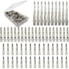 815yLwOzdcS._SL1500_.jpg 60Pcs Metal Styling Duck Billed Hair Clips, Silver Alligator Roller Clips for Women's Long Hair Styling Sectioning and Pin Curls, Bow DIY, with Case