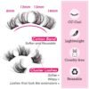 8163zb8cWDL._SL1500_.jpg Cluster Lashes Extensions Natural Look False Eyelashes 3D Individual Lashes 15mm DIY Strip Lash Multipack